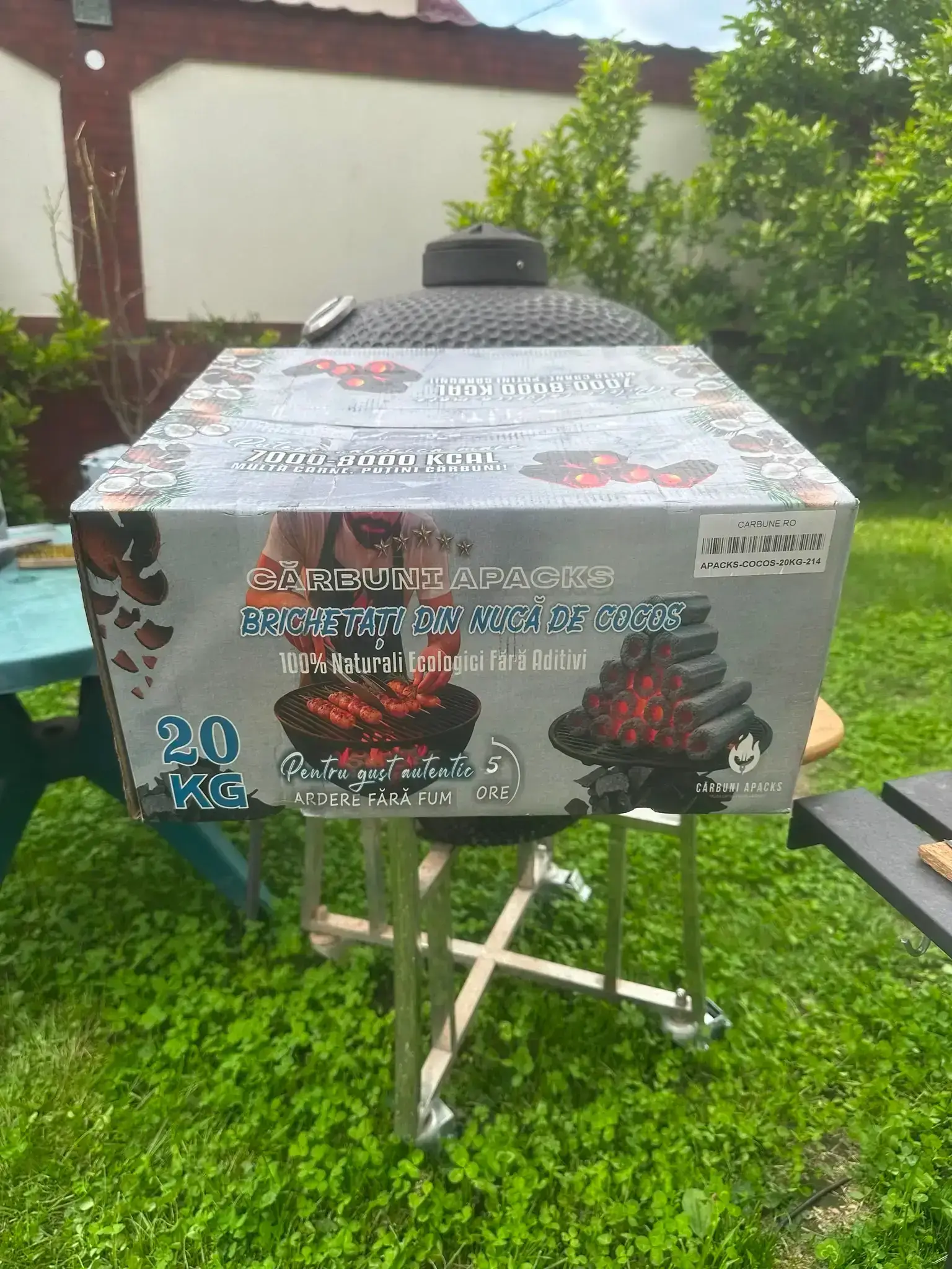Cărbuni Cocos 20KG detaliu